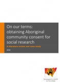On our terms: obtaining Aboriginal community consent for social research