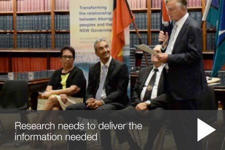 Research needs to deliver the information needed